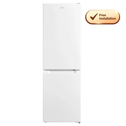 Midea MDRB254FGE01 Slim 150cm Tall Frost-Free Fridge Freezer, 173L, 60/40 Split, White, E Rated