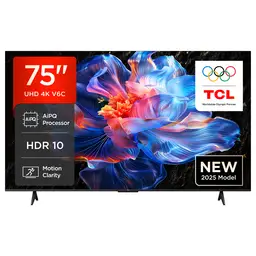 TCL 75V6C 75 Zoll 4K UHD  Smart TV  HDR10+, HVA-Panel, Dolby Vision