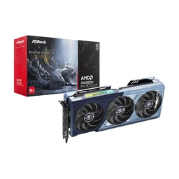 ASROCK Radeon RX 9070 XT Monster Hunter Grafikkarte 16GB GDDR6 1x HDMI 3x DP
