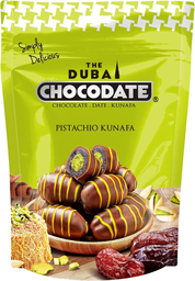 Chocodate Pistachio Kunafa Dates Coated with Chocolate 90g