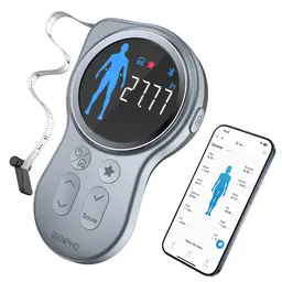 Renpho Smart Tape Measure+ Body for Weight Loss, Bluetooth Body Measurement Tracker, App Connected, Dual Unit Display
