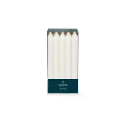 Spaas Dinner Candles Household Unscented Ivory 10pcs