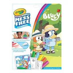Crayola Bluey Family Trip Colour Wonder