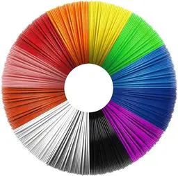 Filapen® 3D-Stift PCL-Filament 1,75 mm | 100 Meter Paket | 15 verschiedene Farben | biologisch abbaubar | geruchlos | 3D-Stift PCL-Filament für Niedrigtemperatur-Stift