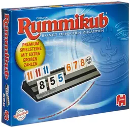 Jumbo Spiele Original Rummikub XXL - Der Klassiker unter den Gesellschaftsspielen im Großformat - für Erwachsene und Kinder ab 7 Jahren