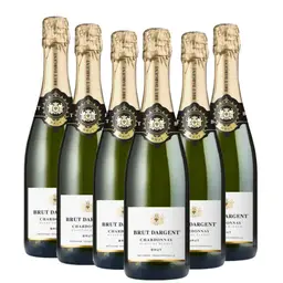 Brut dargent blanc de blancs chardonnay sekt 6x0.75 L