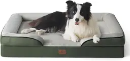 [Ab nur 19,99 €] BEDSURE ergonomisches Hundesofa, 89 x 63 cm, Fichtengrün