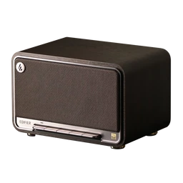 Edifier D32 Tabletop Wireless Speaker， Hi-Res Audio， LDAC， ALAC， 60W (RMS)， 2.1 Acoustic Architecture， 11h Playtime， APP Control， Bluetooth 5.3， AirPlay2， USB-C and AUX Inputs