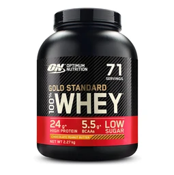 Optimum Nutrition GOLD STANDARD Protéine de lactosérum 100 % - chocolat et beurre de cacahuète - 2,27 kg - 71 portions