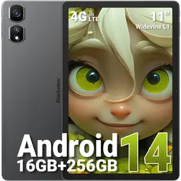 Blackview Tab 16 Pro 11 Pouces Gaming Tablette 2025, 24Go+256Go+TF 2To Android Tablette Tactile,7700mAh,2K FHD+ Widevine L1,4G LTE 5G WiFi Tablette Mode PC,Stylo Intelligent + Coque,2 Ans de Garantie
