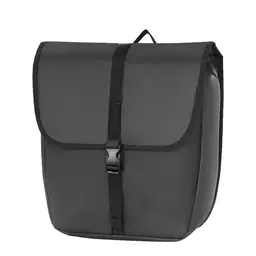 ochama Sacsoche arrière (lot de 2) - Sacoche arrière pour vélo, résistante, grande capacité, idéale pour les longs trajets - Noir, lot de 2