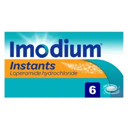 Imodium Instants Diarrhoea Relief Orodispersible Tablets - 6 Tablets