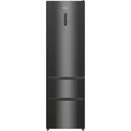Hisense RM469N4AFDUK 2m Tall 60cm Wide Frost Free Fridge Freezer - Black - D Rated