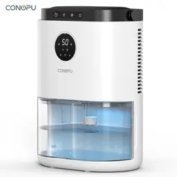 CONOPU Dehumidifier CS02 Black, 2300ml Large Capacity, for Home Bedroom Bathroom Closet (Covers up to 5-15㎡).
