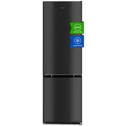 CHiQ FBM260L, Koel vriescombinatie, 262 Liter, 39 dB, Donker RVS, Low Frost