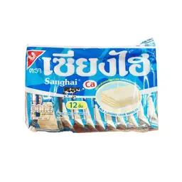 SANGHAI Wafer Milk Kekse mit Milchgeschmack 12 x 6g