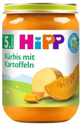 HiPP Gemüse Kürbis mit Kartoffeln ab 5. Monat 6 x 190 g