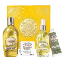 L'Occitane Coffret Corps à l'Amande 430ml (L'Occitane Huile de Douche à l'Amande 250 ml + L'Occitane Huile de Corps Fermante à l'Amande 100 ml + L'Occitane Crème Mains à l'Amande 30 ml + L'Occitane Savon à l'Amande 50 g)