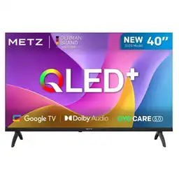 METZ QLED 40" MQF7000Z, FHD, HDR10, Google TV, Eyecare Low Blue Light, Triple Tuner, CI+