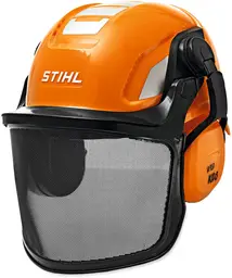 Stihl Unisex Kinder-Helmset Spielzeughelm, Orange, Einheitsgröße