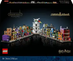 LEGO Harry Potter Diagon Alley tovenaarswinkels bouwset - 76444, 2750 stuks