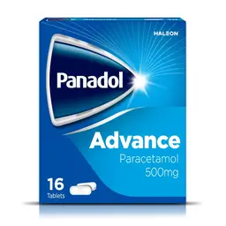 Panadol Advance Painkillers, 500mg Paracetamol Tablets, 16s