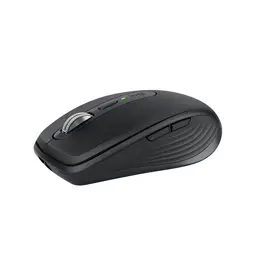 Logitech MX Anywhere 3S Compact kabellose Maus, schneller Rollfunktion, 8K-DPI-Tracking auf allen Oberflächen, leise Klicks, programmierbare Tasten, USB‑C, Bluetooth, Windows PC, Linux, Chrome, Mac - Graphit