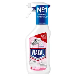 Viakal Fresh Scent Limescale Remover Spray 500ML, To Remove Up To 100% Of Limescale
