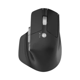 ochama Ergonomic Mouse, Bluetooth/2.4G Wireless Mouse Silent Click One-Touch DPI Adjustment