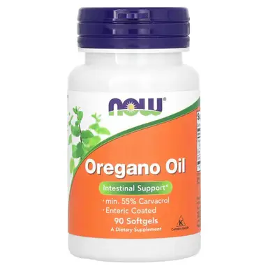 NOW Foods Oregano Oil Digestive Enteric Coated - 90 Softgels