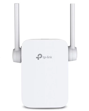 TP-Link RE205 AC750 universeller Dualband-WLAN-Repeater, WLAN-Verstärker/Hotspot mit Ethernet-Port, 2 externe Antennen, Plug and Play, intelligenter Signalindikator, UK-Stecker