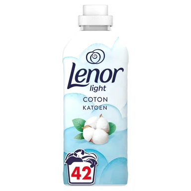LENOR Adoucissant Liquide Light 0% Fraîcheur de Coton 42 Lavages 0,882L