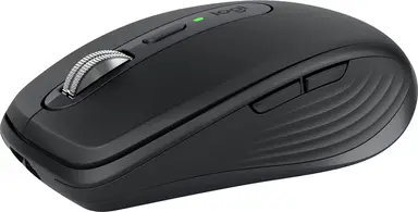 Logitech MX Anywhere 3S Compact Kabellose Maus, Fast Scrolling, 8K DPI Any-Surface Tracking, Quiet Clicks, Programmierbare Tasten, USB C, Bluetooth, Windows PC, Linux, Chrome, Mac - Graphi
