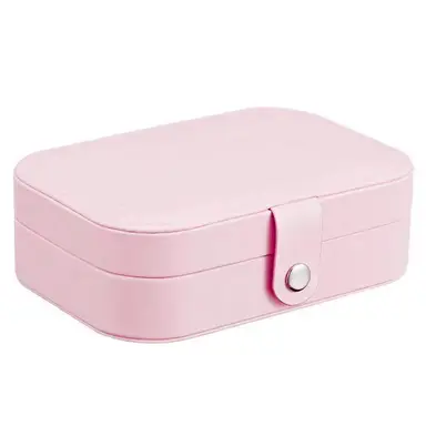 JU7CER Mini portable jewelry box Jewellery Storage Jewellery Box Small Jewellery Box for Girls Jewellery Box Women Travel Jewellery Case Jewellery Organiser for Earrings Necklaces Rings Gift Wedding