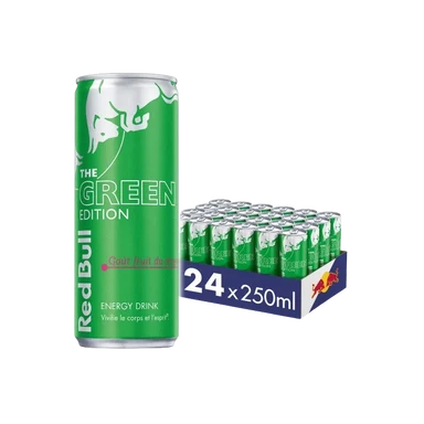 Red Bull boisson énergisante goût fruit du dragon 24-25 cl