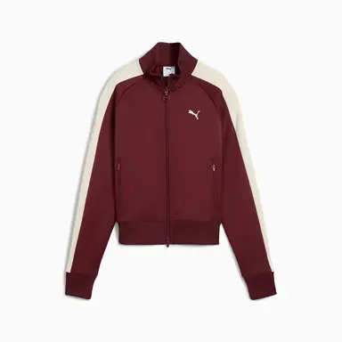 Puma T7 Always On Short Track Jacket - Ruby Shimmer