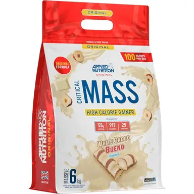 Applied Nutrition Critical Mass Original Weight Gainer White Chocolate Bueno Flavour - 6 kg