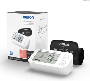 Omron HEM-7380-E M6 Comfort AFib automatische bovenarmbloeddrukmeter