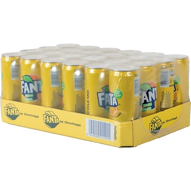 Soda Fanta Citron Boîte 24x33cl