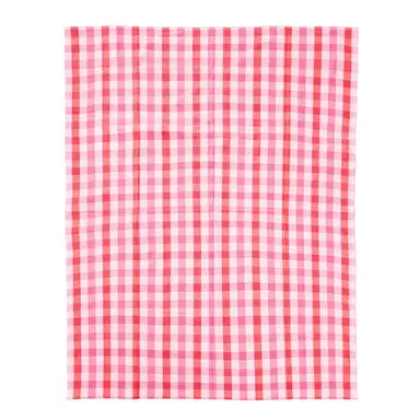 Maison by Premier Tablecloth Thread & Loom Check Pink/Red 140x180cm
