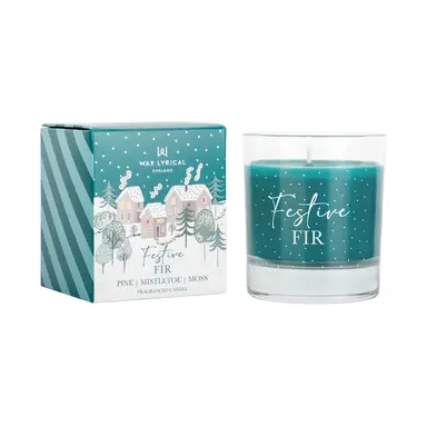 Wax Lyrical Candle Christmas Village Festive Fir 586g