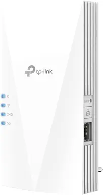 TP-LINK RE700X WLAN-Repeater (WiFi 6, AX3000), Dualband 2402 Mbit/s (5 GHz) + 574 Mbit/s (2,4 GHz), MU-MIMO, Gigabit-Port