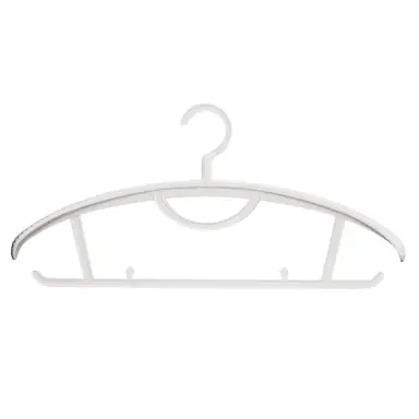 SNSP 10 Stück Kunststoff Kleiderbügel Breite Schulter, Keine Abdrücke, Verstärkt, Rutschfest, Nicht aufgebläht 2 Farben Super Angebote