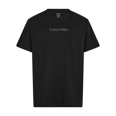 Calvin Klein UB1 Short Sleeve trui met boordenkant, zwart, heren, maat L