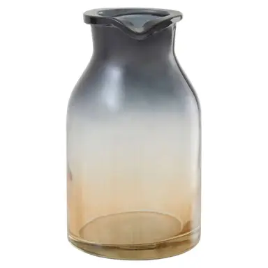 Premier Housewares Glynn Schwarz-Gold kleine Vase