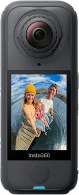 Insta360 X4 Air - Leichte 165g 8K 360° Kamera, unsichtbarer Selfie-Stick-Effekt, austauschbare Objektive, zuerst aufnehmen & später rahmen, integrierter Windschutz, FlowState-Stabilisierung, KI-gestützte App