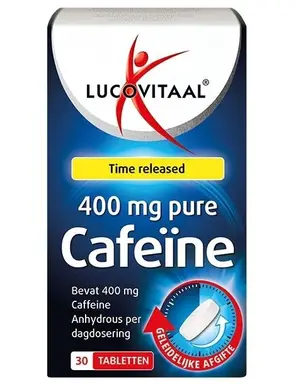 Lucovitaal Pure 400mg Cafeïne 30 tabletten