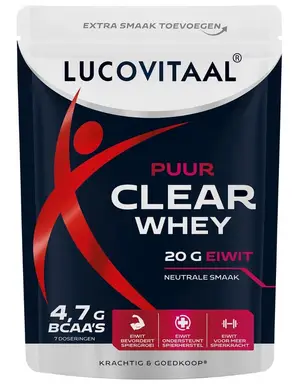 Lucovitaal Pure Clear Whey Poeder 175 gram
