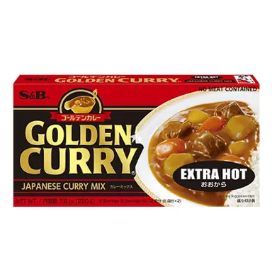 S&B Golden Curry Extra Hot 220g