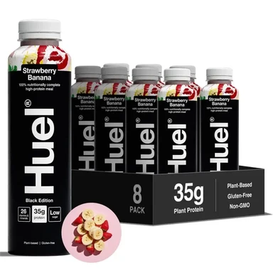 Huel RTD Black Edition, Strawberry & Banana, 8*500ml